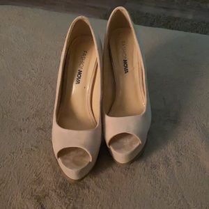 Light pink fashion Nova heels